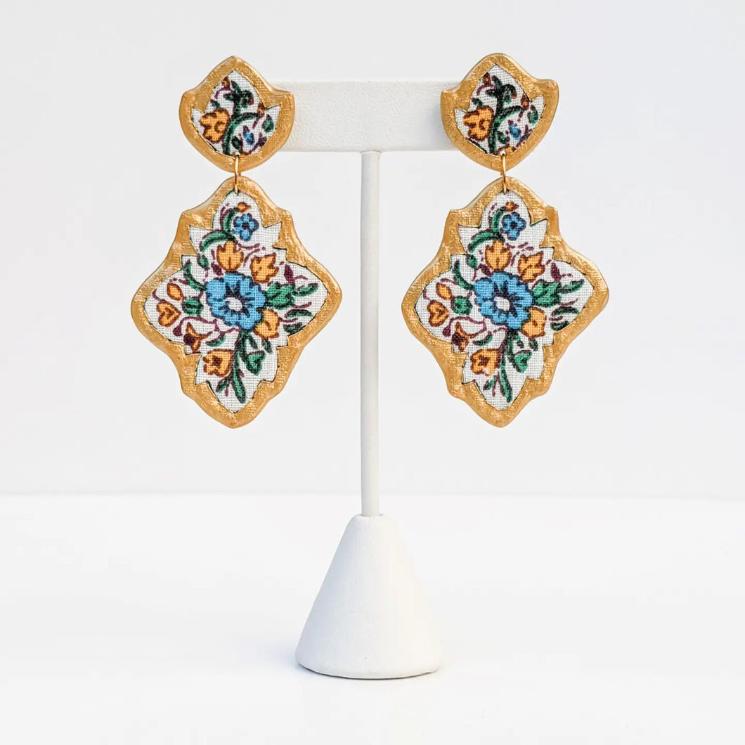 Handmade Textile Earrings