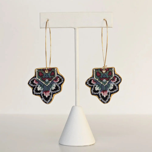 Handmade Textile Earrings