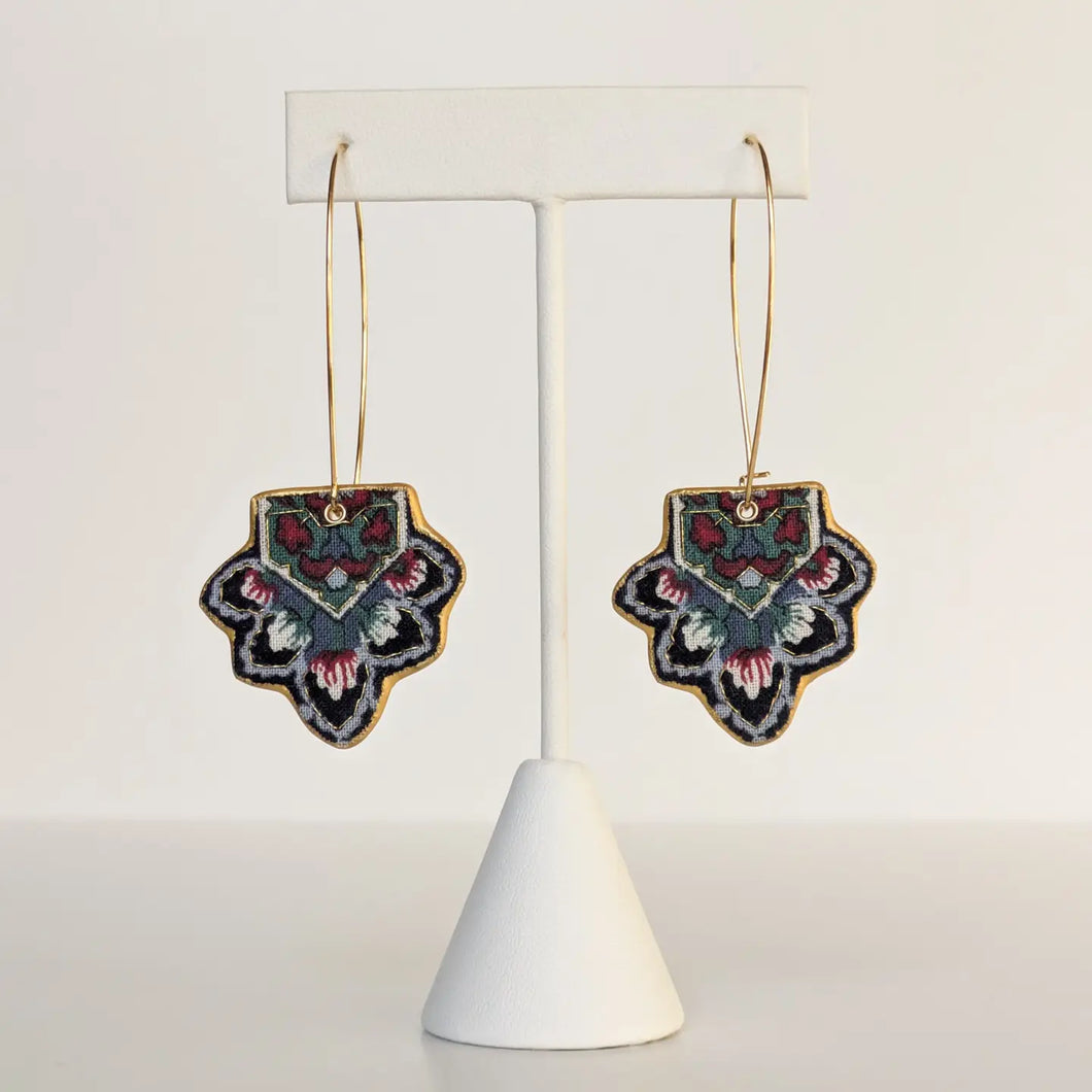 Handmade Textile Earrings