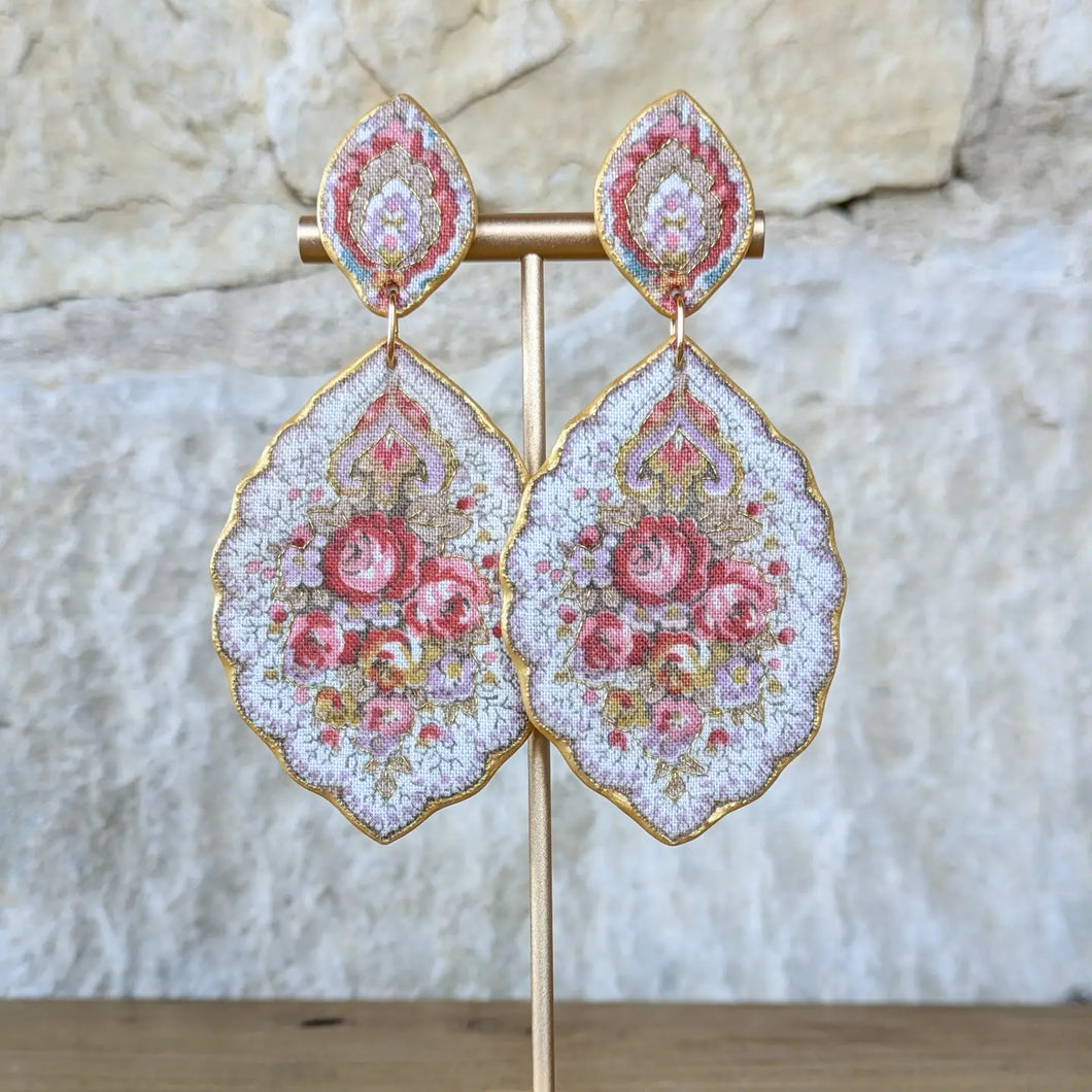Handmade Textile Earrings