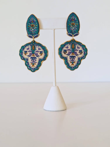 Handmade Textile Earrings