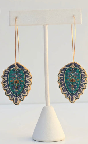 Handmade Textile Earrings