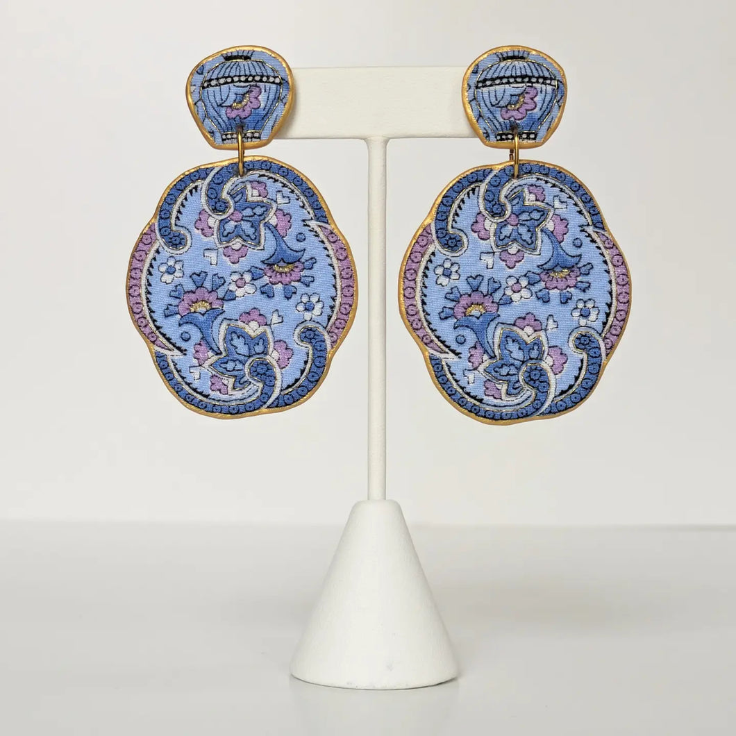 Handmade Textile Earrings